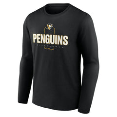 Pittsburgh Penguins Personalized Name & Number Midfielder Long Sleeve T-Shirt