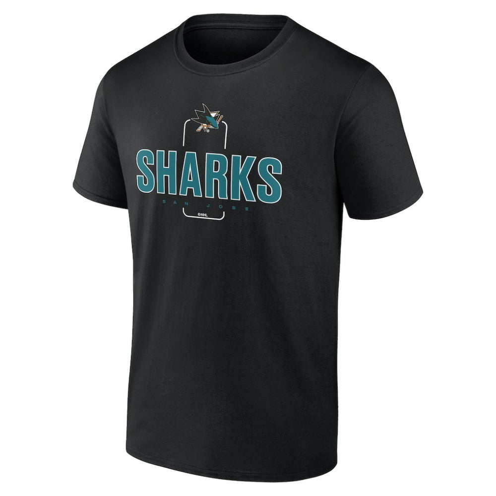 San Jose Sharks Personalized Name & Number Midfielder T-Shirt