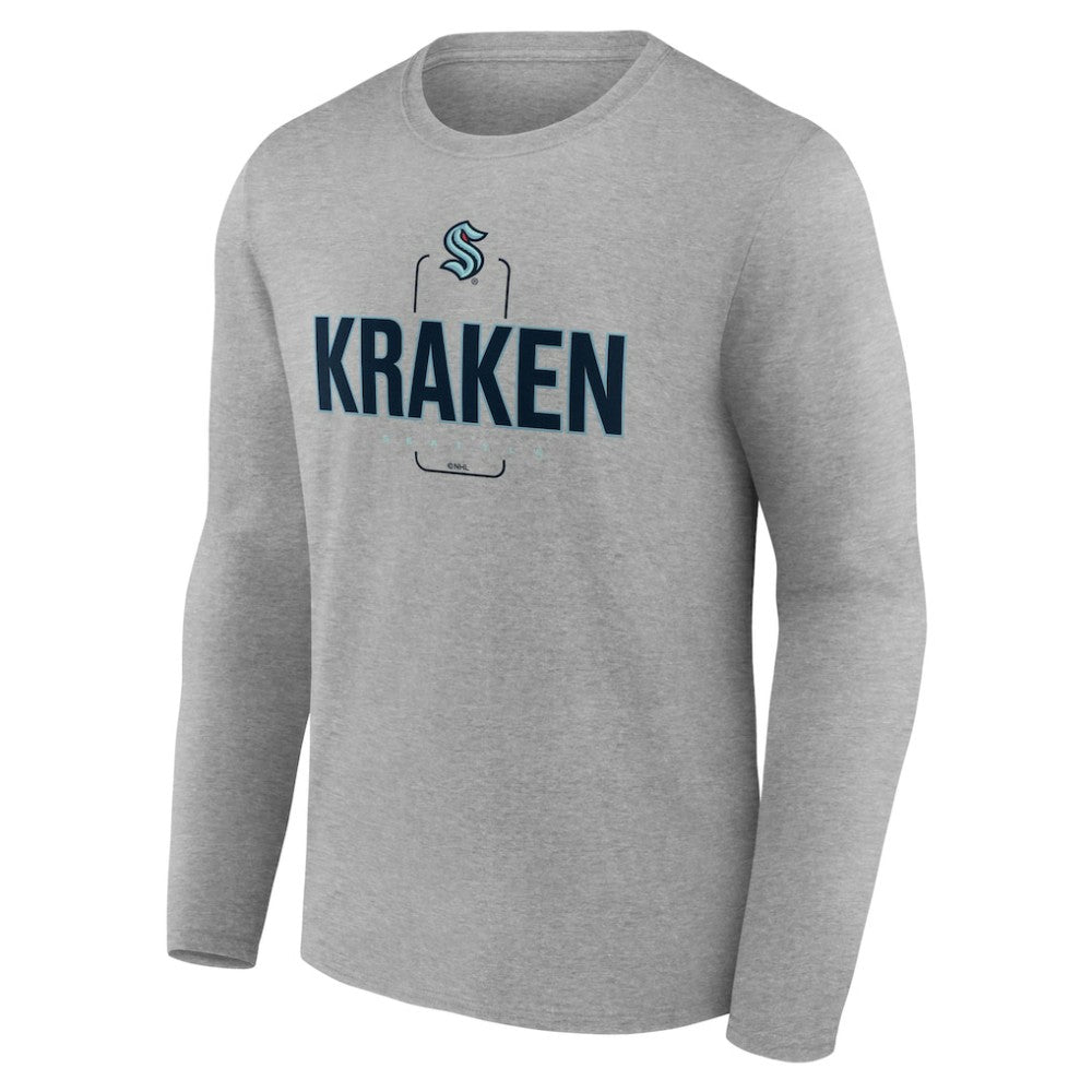 Seattle Kraken Personalized Name & Number Midfielder Long Sleeve T-Shirt