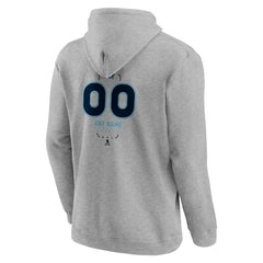 Seattle Kraken Personalized Name & Number Midfielder Pullover Hoodie