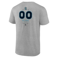 Seattle Kraken Personalized Name & Number Midfielder T-Shirt