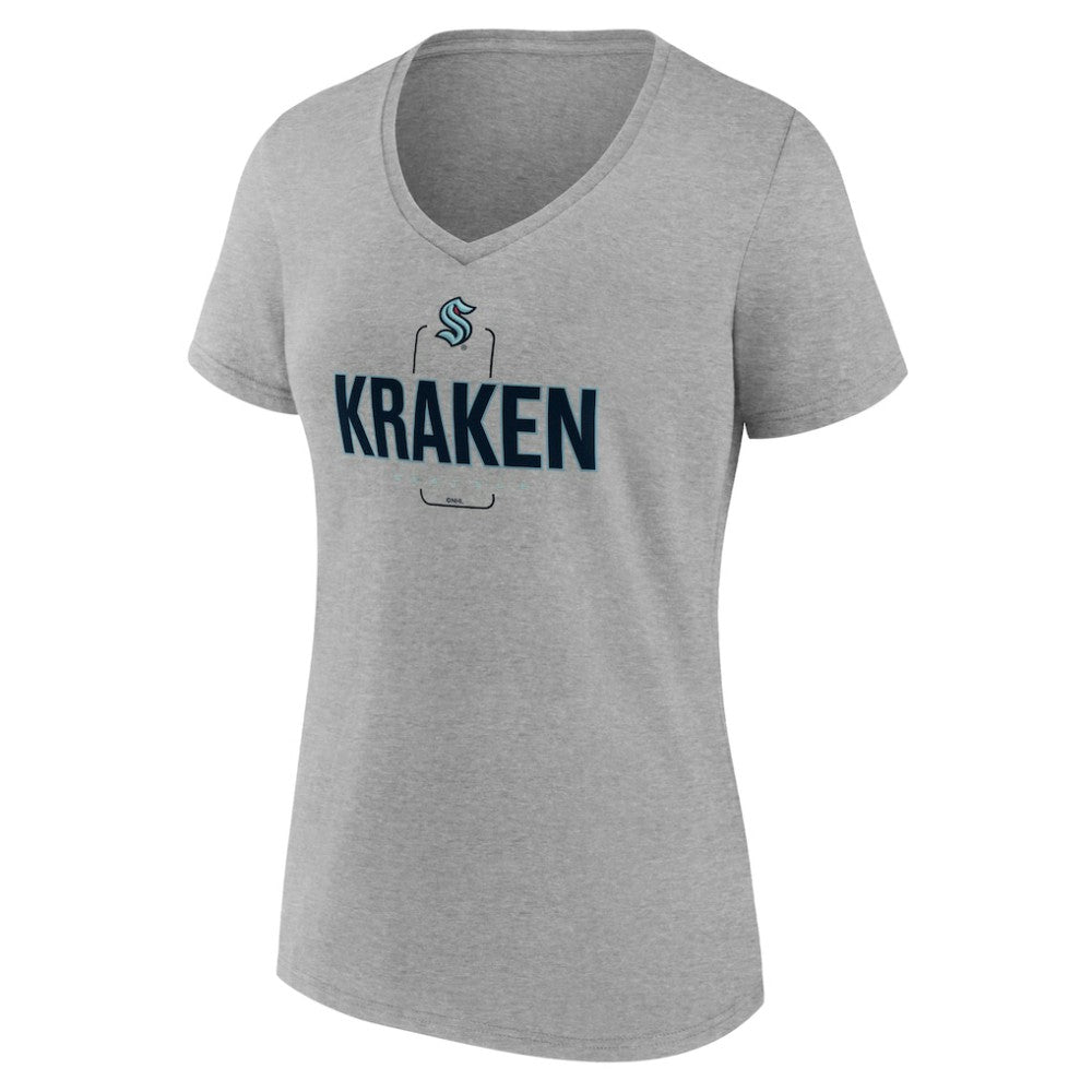 Seattle Kraken Women's Personalized Name & Number Midfielder V-Neck T-Shirt