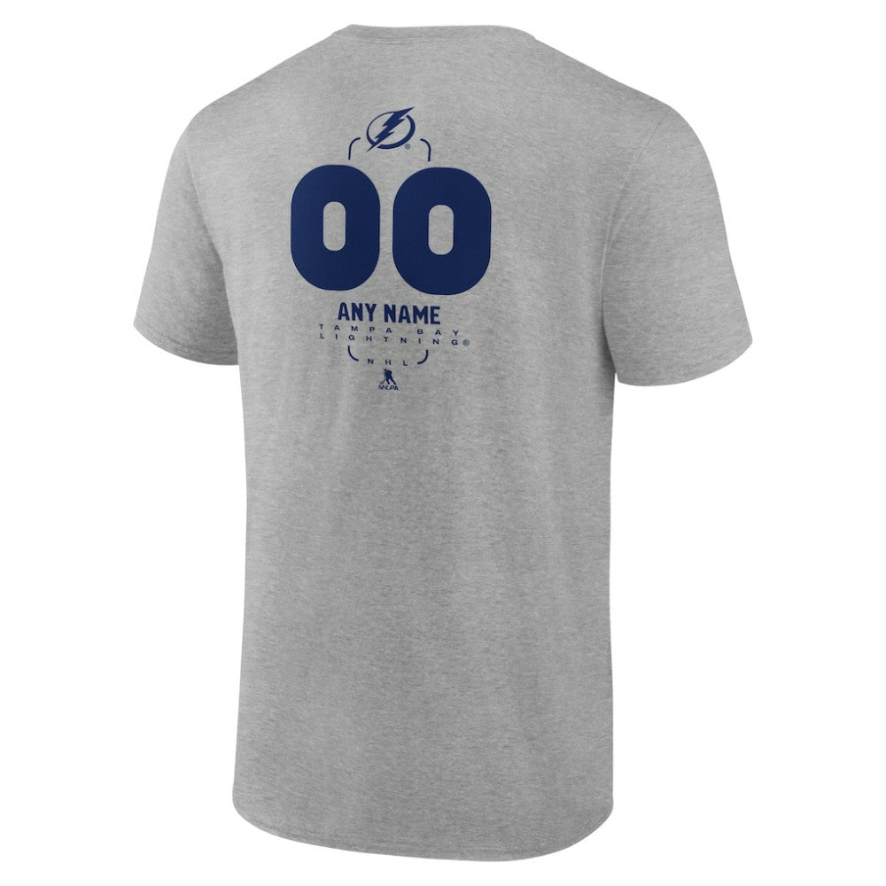 Tampa Bay Lightning Personalized Name & Number Midfielder T-Shirt
