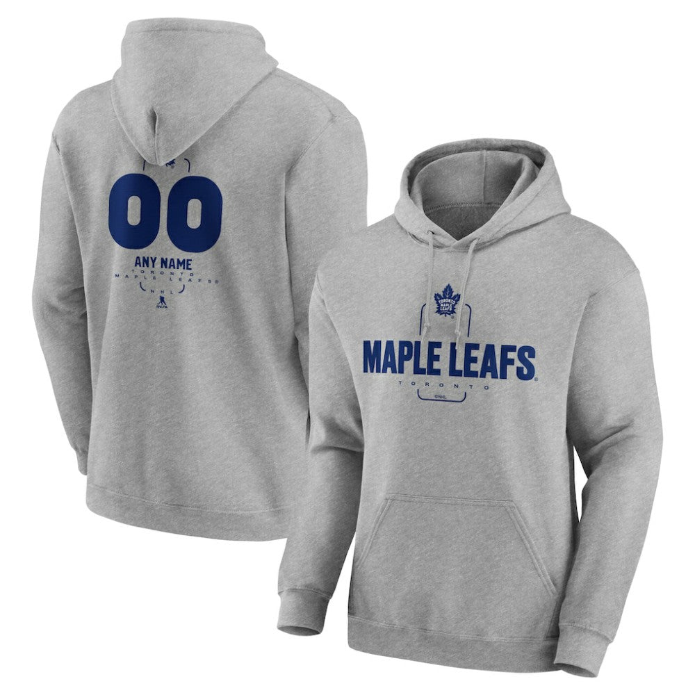 Toronto Maple Leafs Personalized Name & Number Midfielder Pullover Hoodie