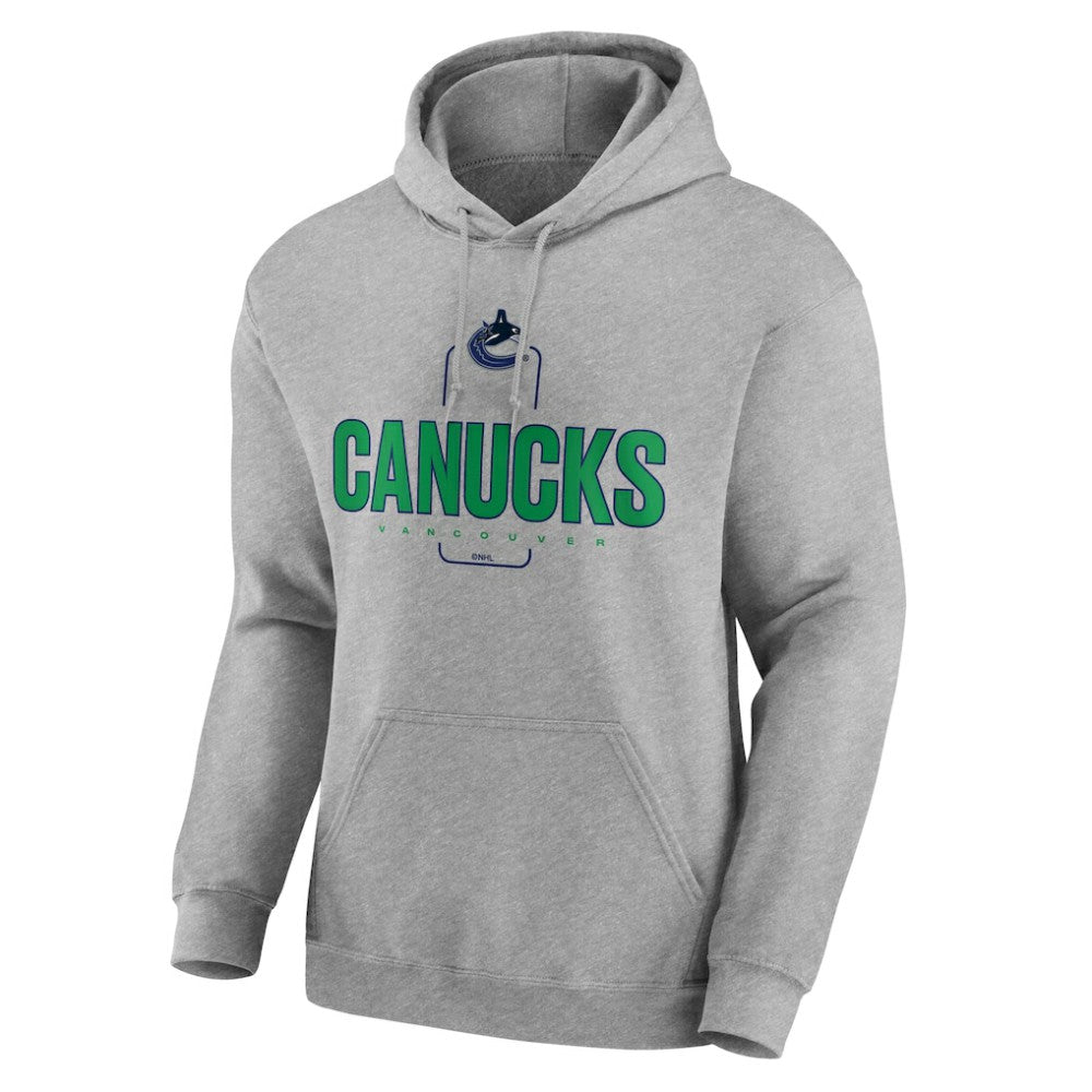 Vancouver Canucks Personalized Name & Number Midfielder Pullover Hoodie