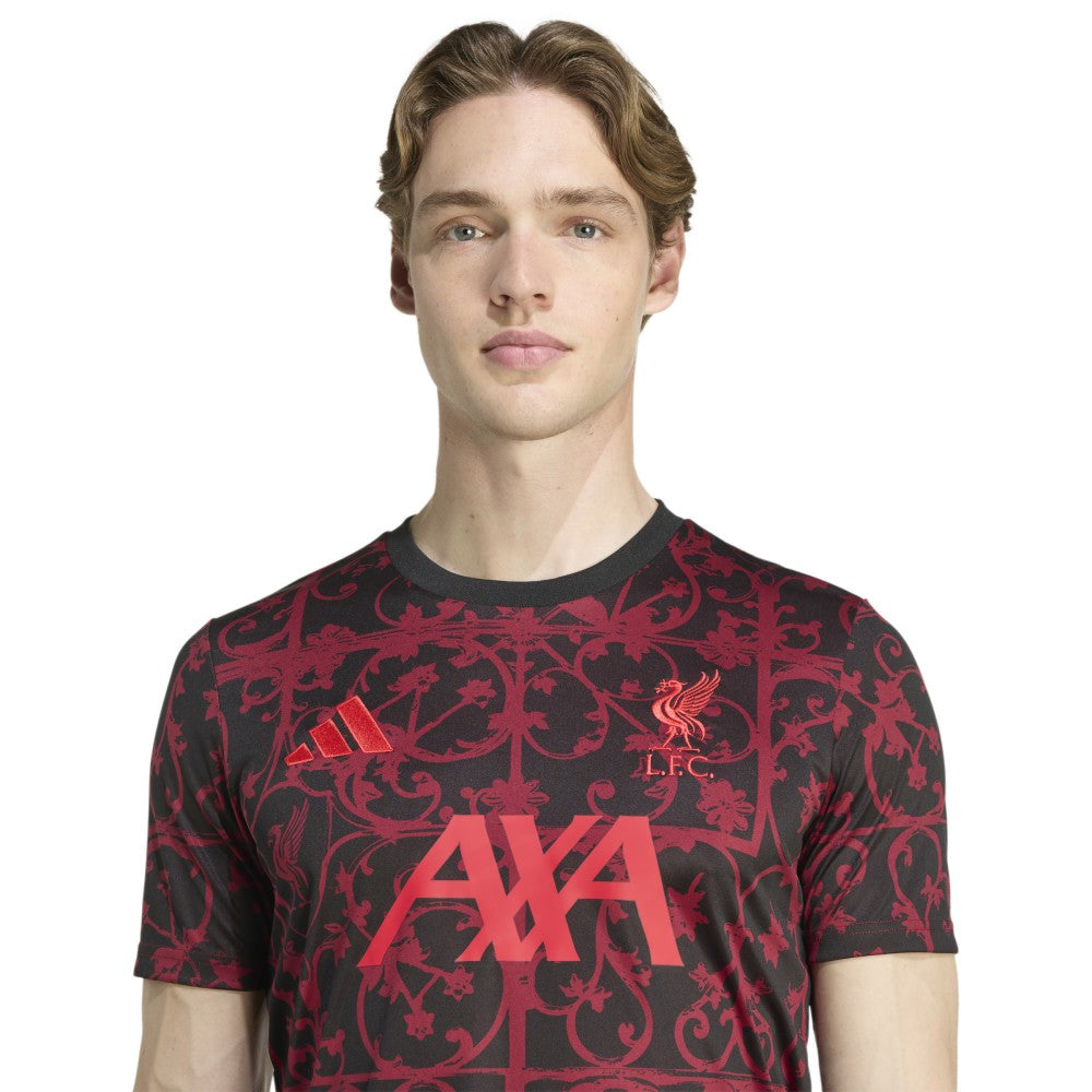 Liverpool 2025/26 AEROREADY Pre-Match Top / Soccer For sale