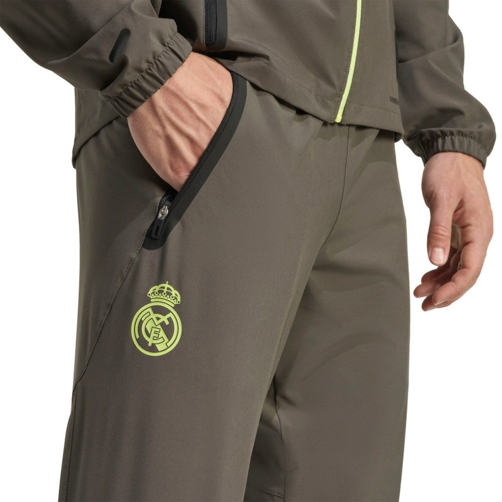 Real Madrid 2025/26 Tiro Vis Tech AEROREADY Travel Pants / Soccer For sale