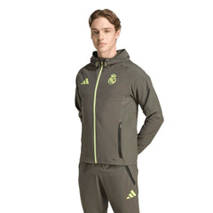 Real Madrid 2025/26 Tiro Vis Tech Travel Jacket / Soccer Online