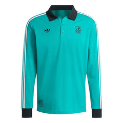 Liverpool Terrace Icons Long Sleeve Polo / Soccer Discount