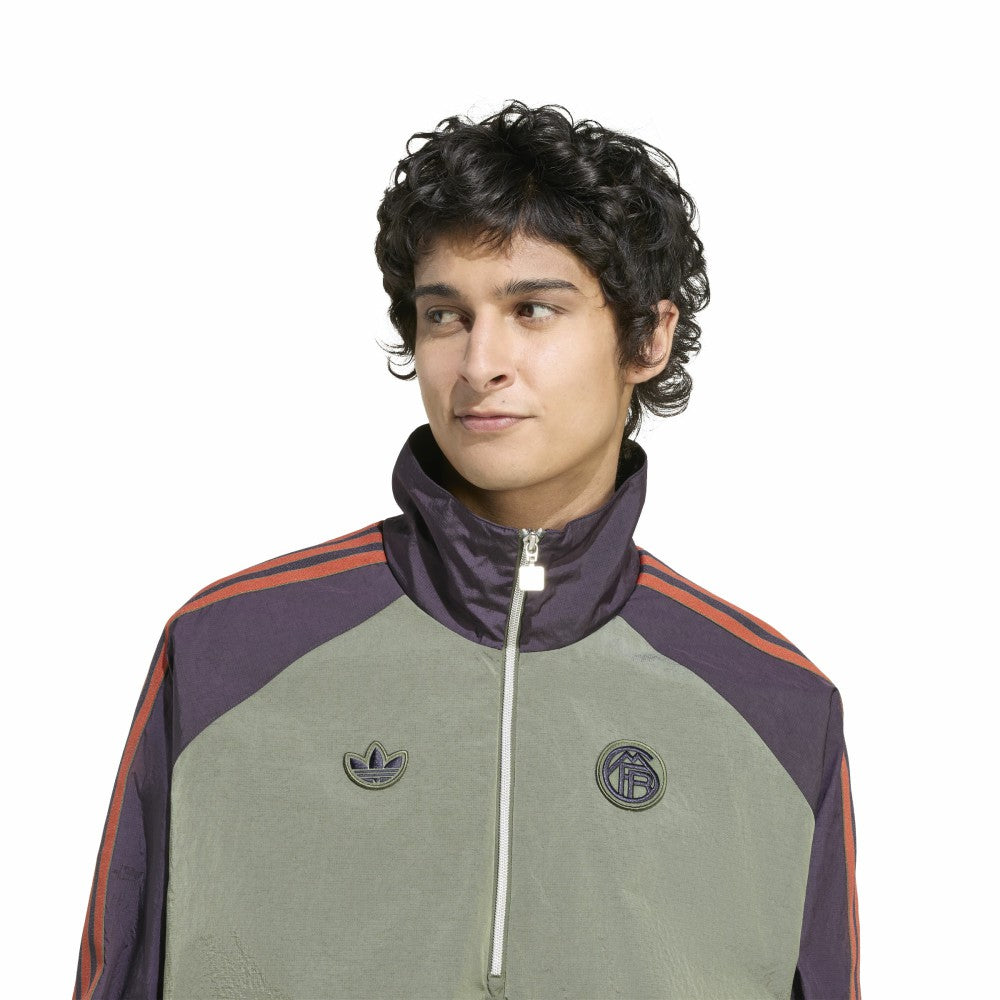 Bayern Munich Terrace Icons Half-Zip Jacket / Soccer On sale