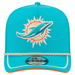NFL Miami Dolphins Vintage Team Rope A-Frame Trucker 9FIFTY Snapback Hat