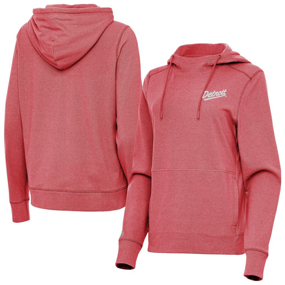 Detroit Red Wings Antigua Women's 2025 NHL Stadium Series Justice Pullover Hoodie