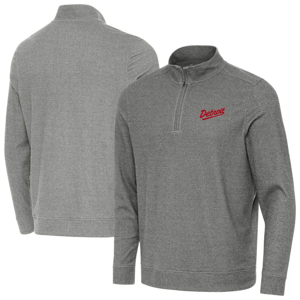Detroit Red Wings Antigua 2025 NHL Stadium Series Subtle Quarter-Zip Top