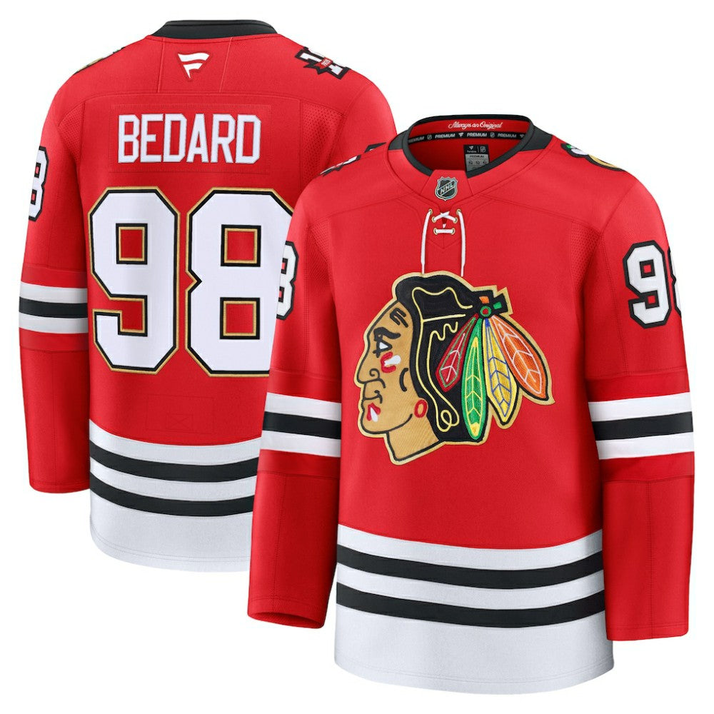 Connor Bedard Chicago Blackhawks Fanatics Centennial Premium Player Jersey
