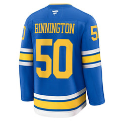 Jordan Binnington St. Louis Blues Fanatics Home Premium Player Jersey