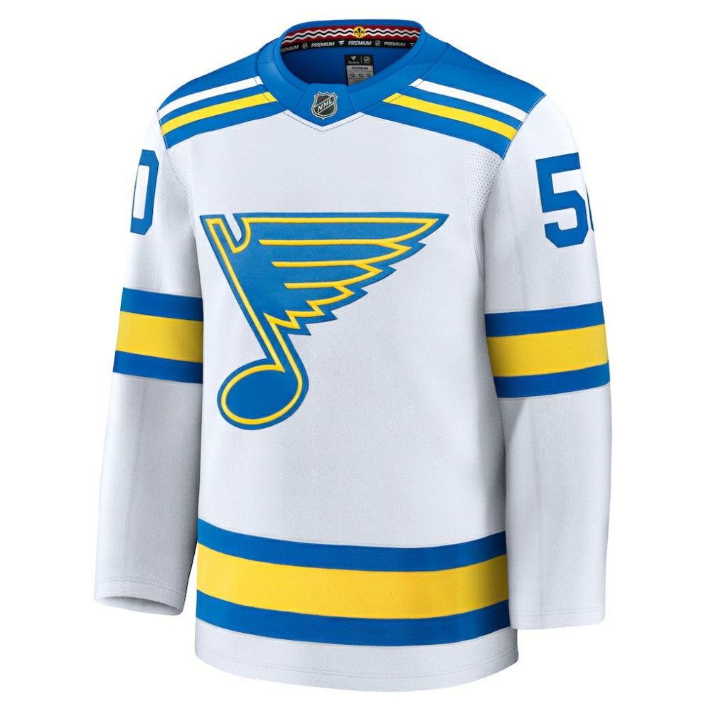 Jordan Binnington St. Louis Blues Fanatics Away Premium Player Jersey