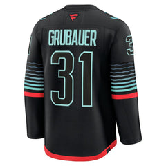 Philipp Grubauer Seattle Kraken Fanatics Alternate Premium Player Jersey
