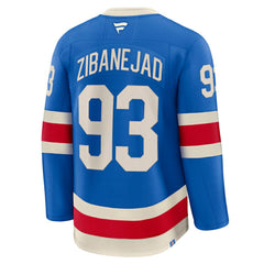 Mika Zibanejad New York Rangers Fanatics Centennial Premium Jersey