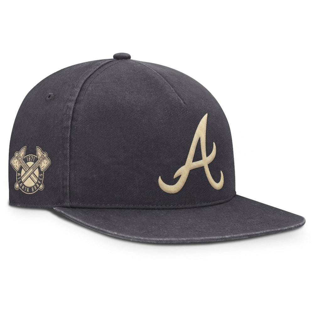 Atlanta Braves Monotone Pro Adjustable Hat - Anthracite | Nike
