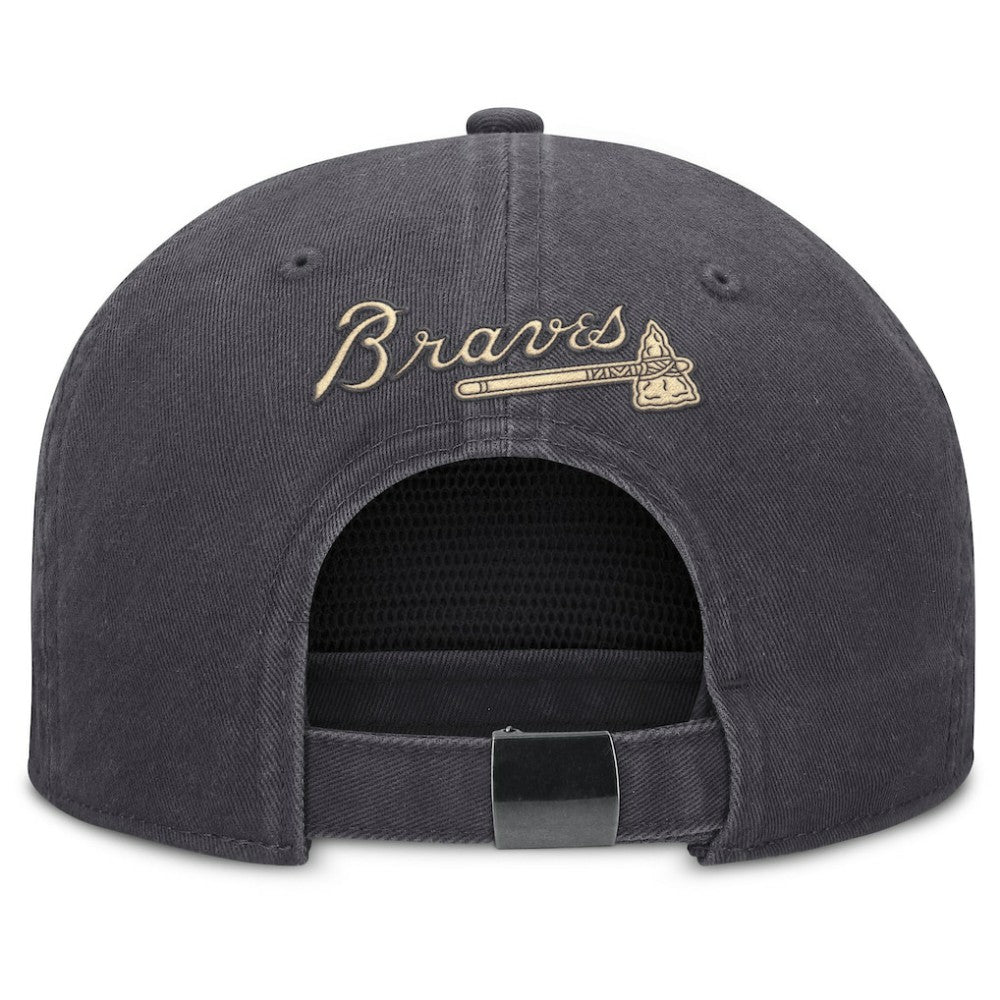 Atlanta Braves Monotone Pro Adjustable Hat - Anthracite | Nike