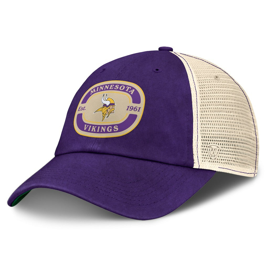 NFL Minnesota Vikings Top of the World Team Patch Adjustable Hat
