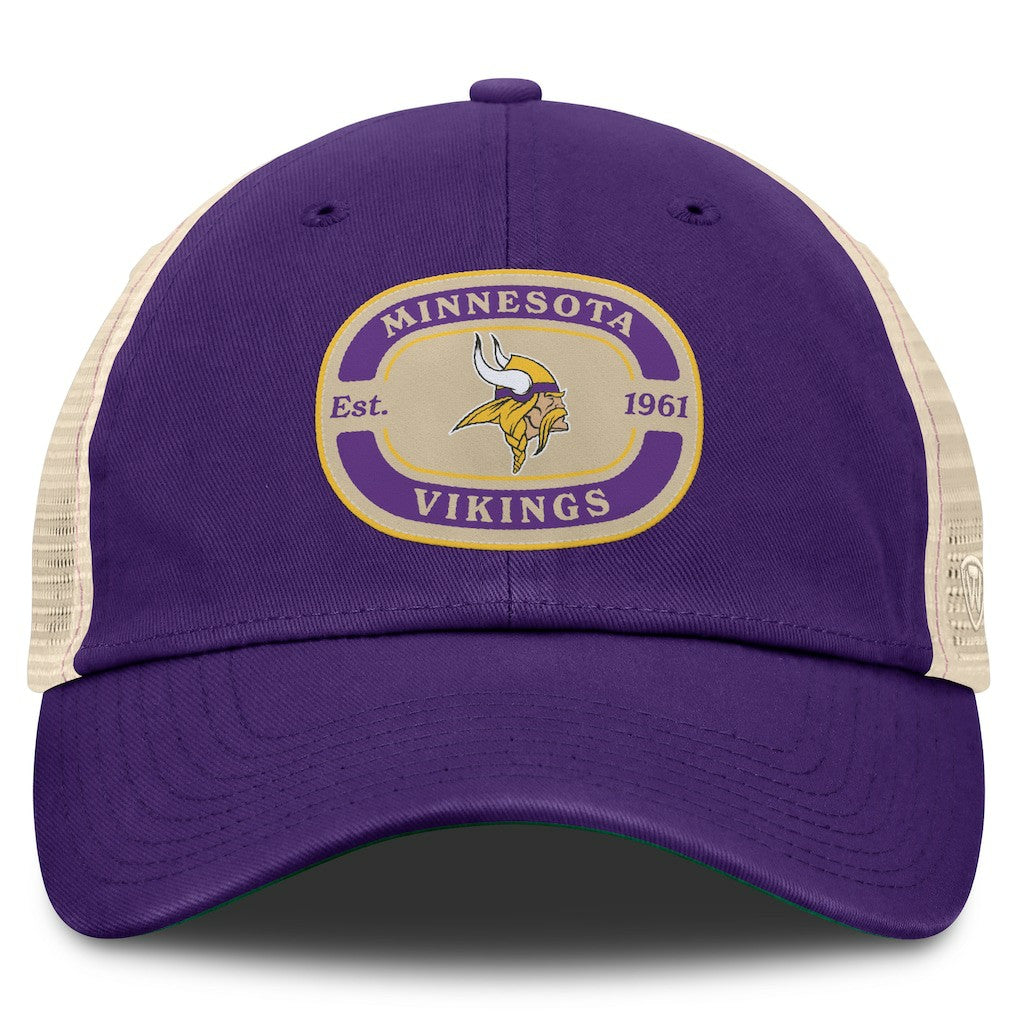 NFL Minnesota Vikings Top of the World Team Patch Adjustable Hat