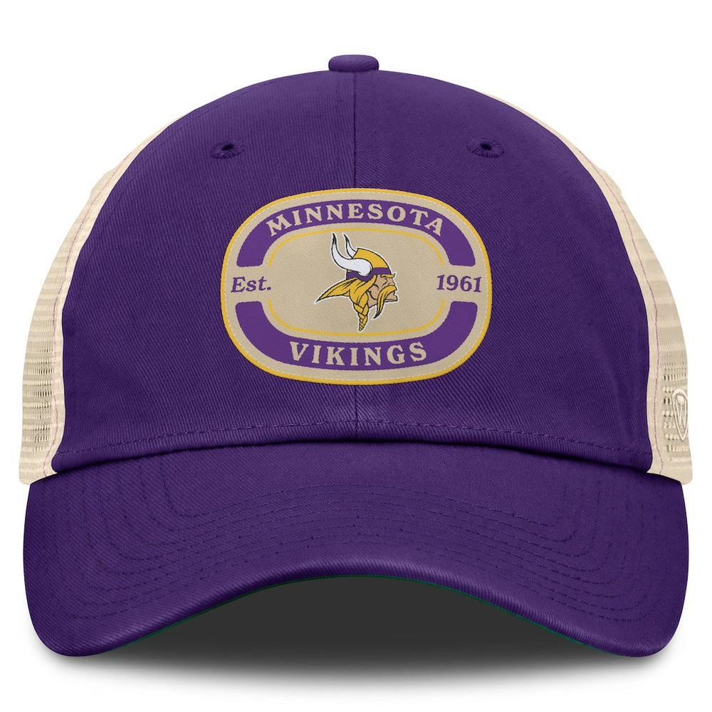 NFL Minnesota Vikings Top of the World Team Patch Adjustable Hat