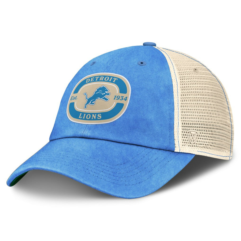 NFL Detroit Lions Top of the World Team Patch Adjustable Hat