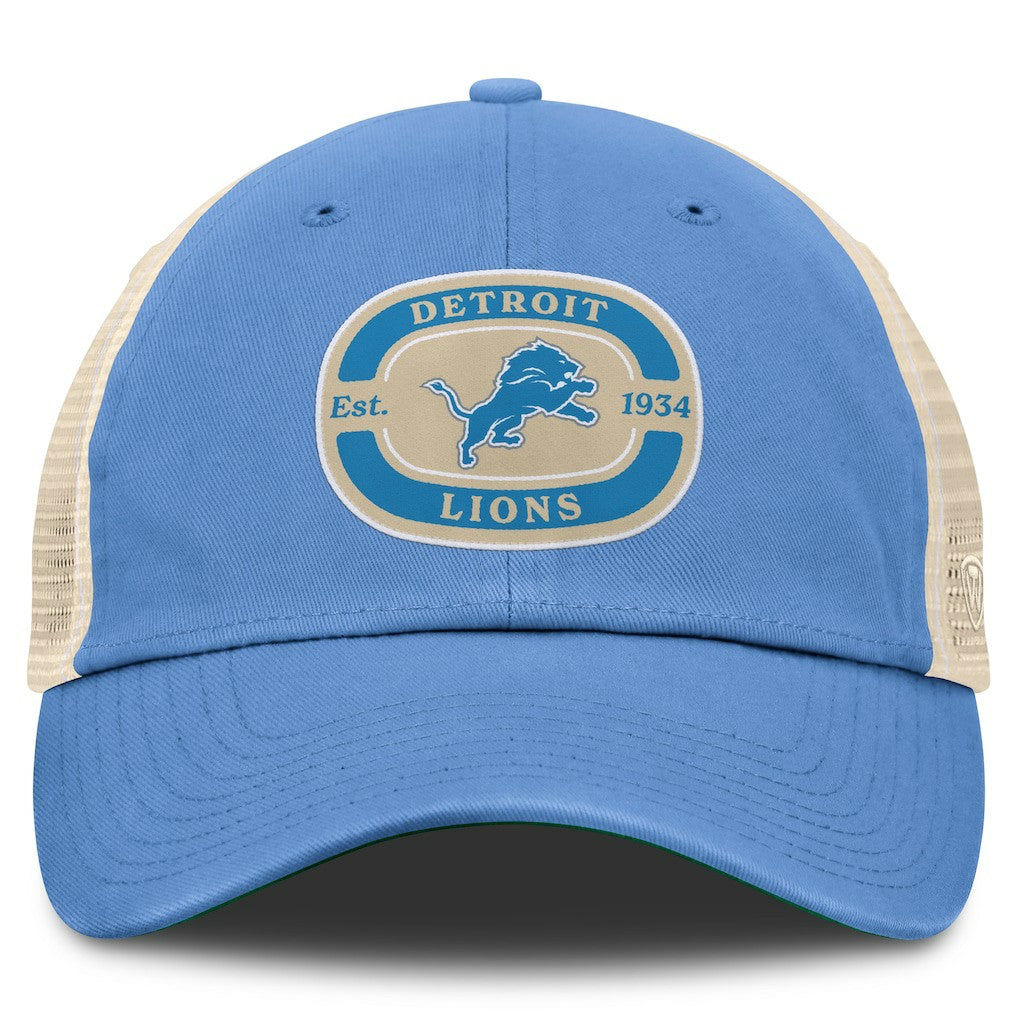 NFL Detroit Lions Top of the World Team Patch Adjustable Hat