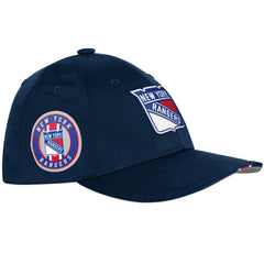 New York Rangers Fanatics Youth 2025 NHL Draft Authentic Pro On-Stage Podium Adjustable Hat