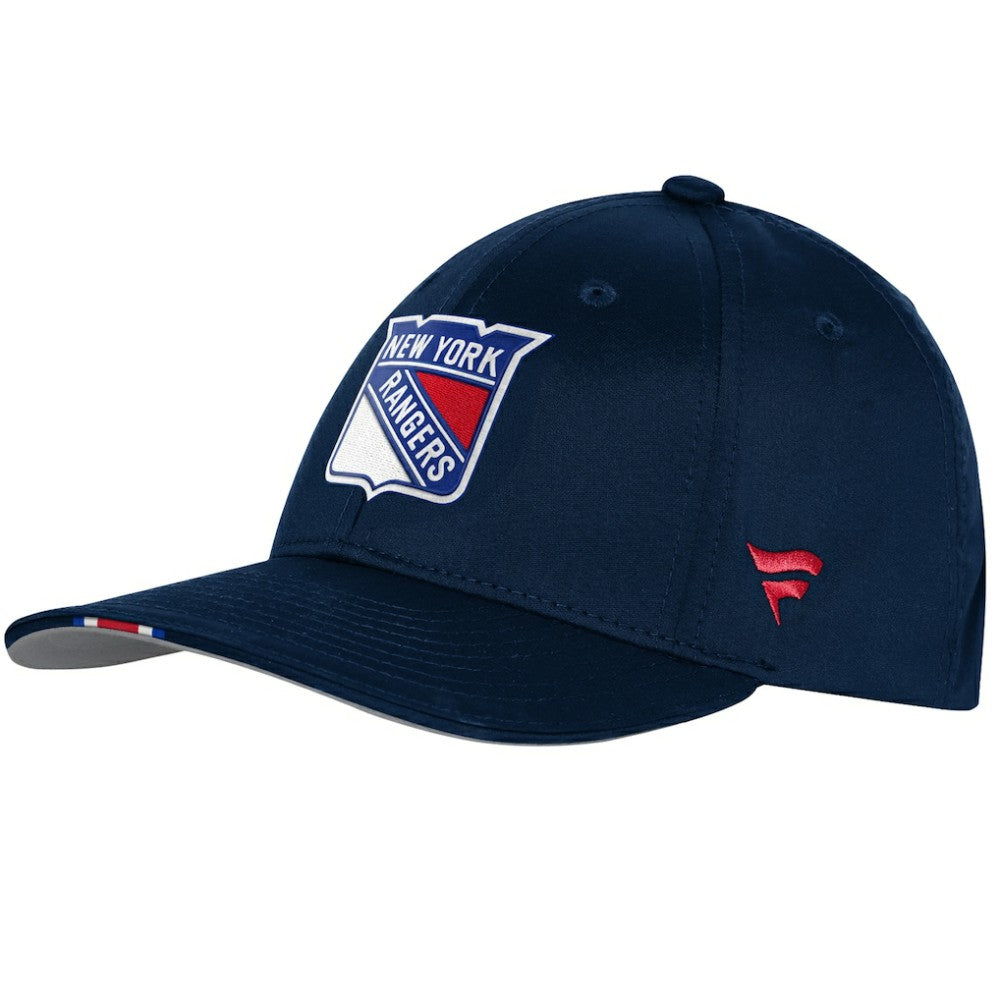 New York Rangers Fanatics Youth 2025 NHL Draft Authentic Pro On-Stage Podium Adjustable Hat