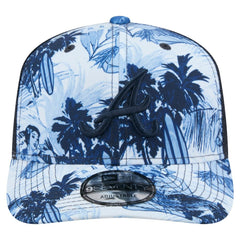 Atlanta Braves Hula Trucker 9SEVENTY Adjustable Hat - Navy | New Era
