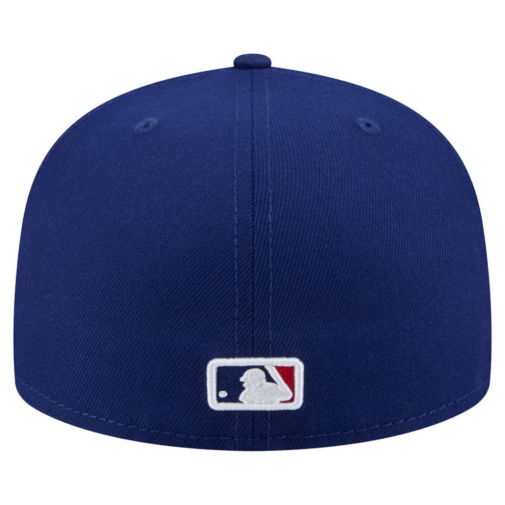 Texas Rangers Yarn Stitch 59FIFTY Fitted Hat - Royal | New Era