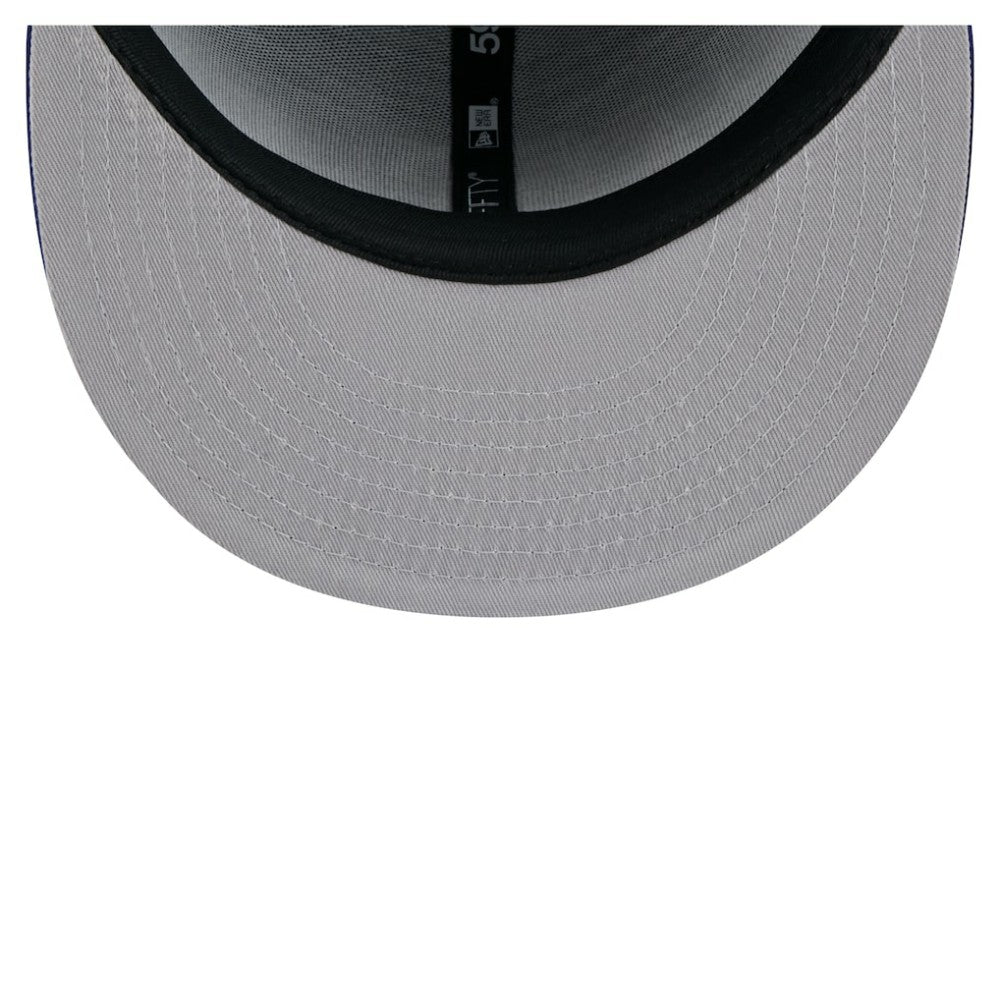 Texas Rangers Yarn Stitch 59FIFTY Fitted Hat - Royal | New Era