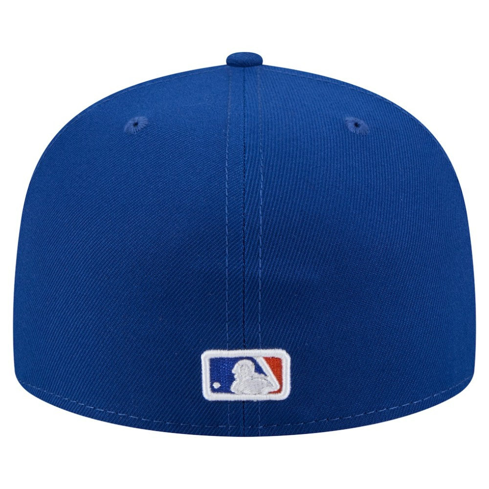 New York Mets Yarn Stitch 59FIFTY Fitted Hat - Royal | New Era