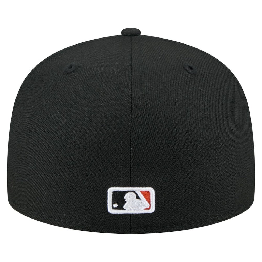 San Francisco Giants Yarn Stitch 59FIFTY Fitted Hat - Black | New Era