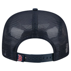 Boston Red Sox Retro Satin Script Golfer Adjustable Hat - Navy | New Era