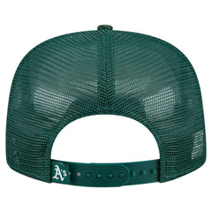 Athletics Retro Satin Script Golfer Adjustable Hat - Green | New Era