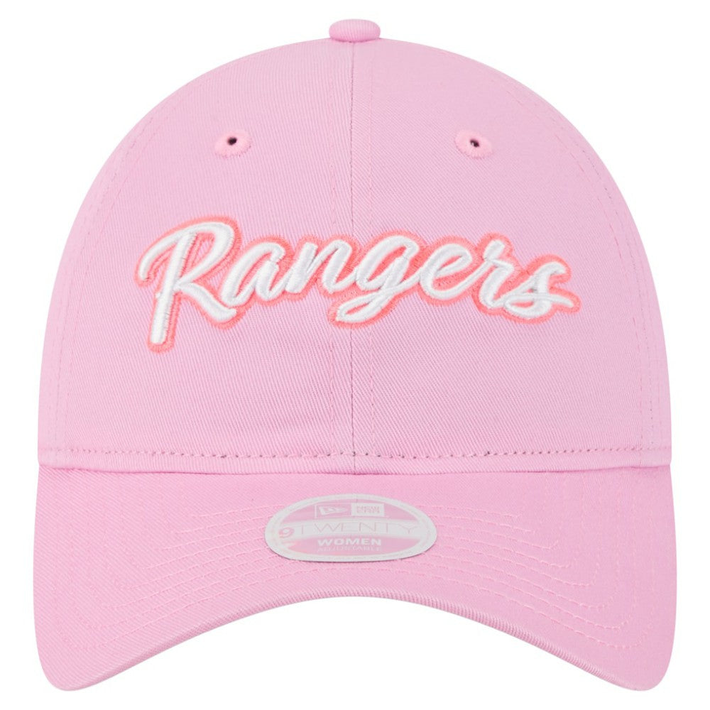 Texas Rangers Women's Mother's Day 9TWENTY Adjustable Hat - Pink | New Era