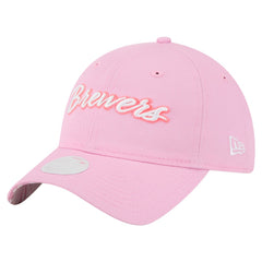 Milwaukee Brewers Women's Mother's Day 9TWENTY Adjustable Hat - Pink | New Era