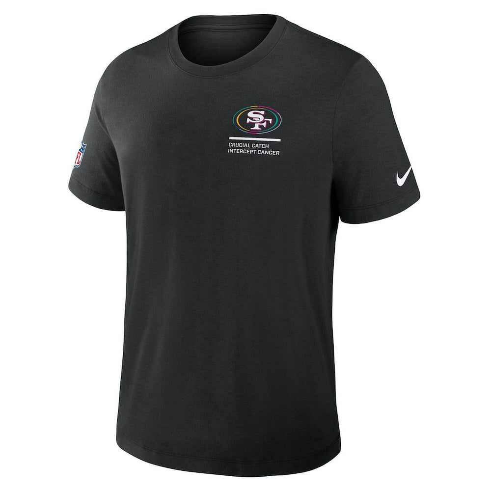 NFL San Francisco 49ers Tall 2025 NFL Crucial Catch Tri-Blend Dri-FIT T-Shirt