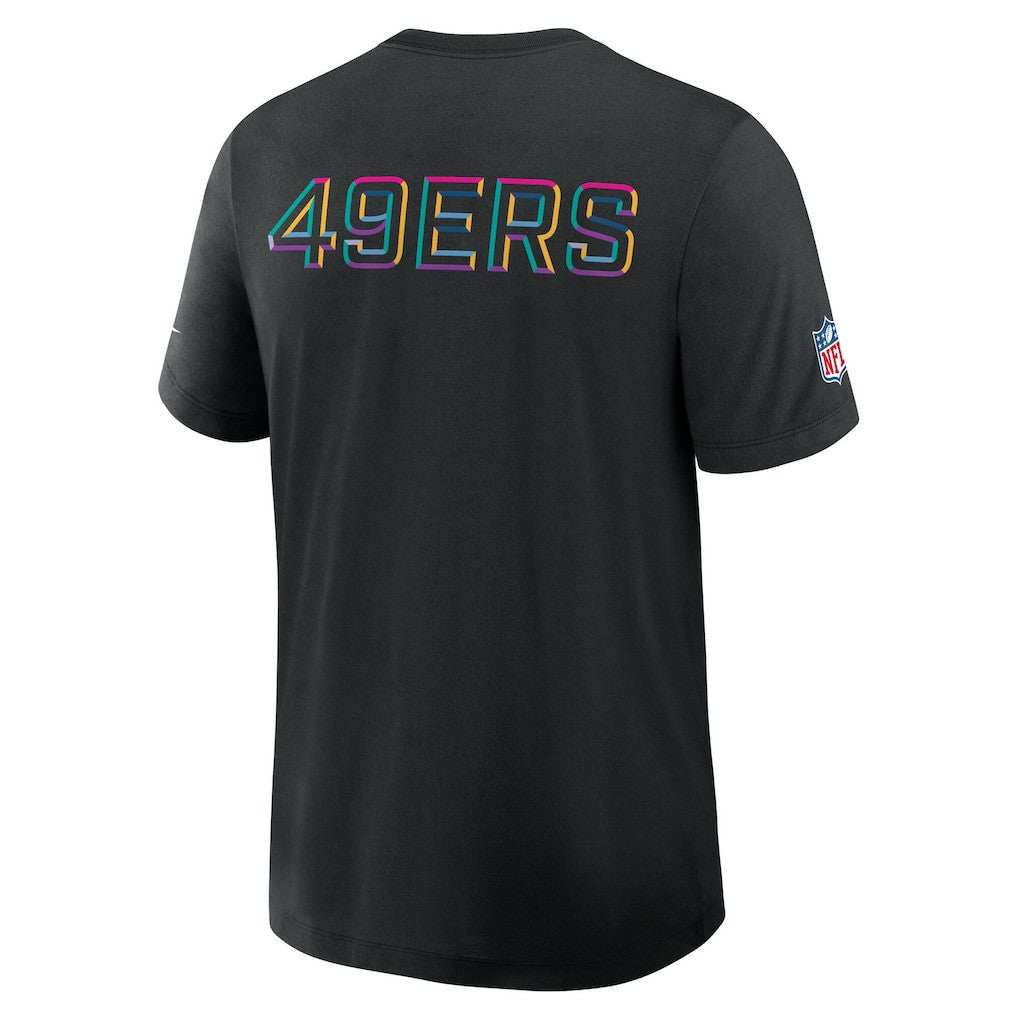 NFL San Francisco 49ers Tall 2025 NFL Crucial Catch Tri-Blend Dri-FIT T-Shirt