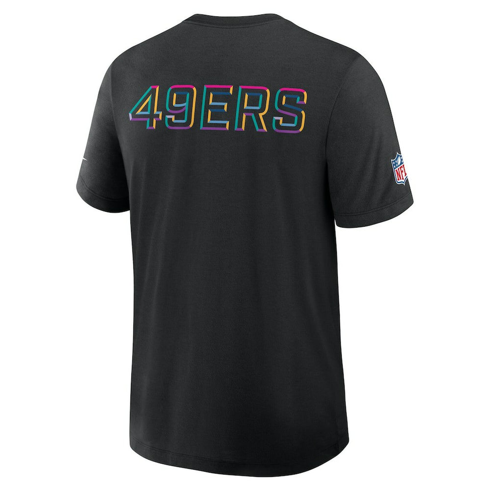 NFL San Francisco 49ers Tall 2025 NFL Crucial Catch Tri-Blend Dri-FIT T-Shirt