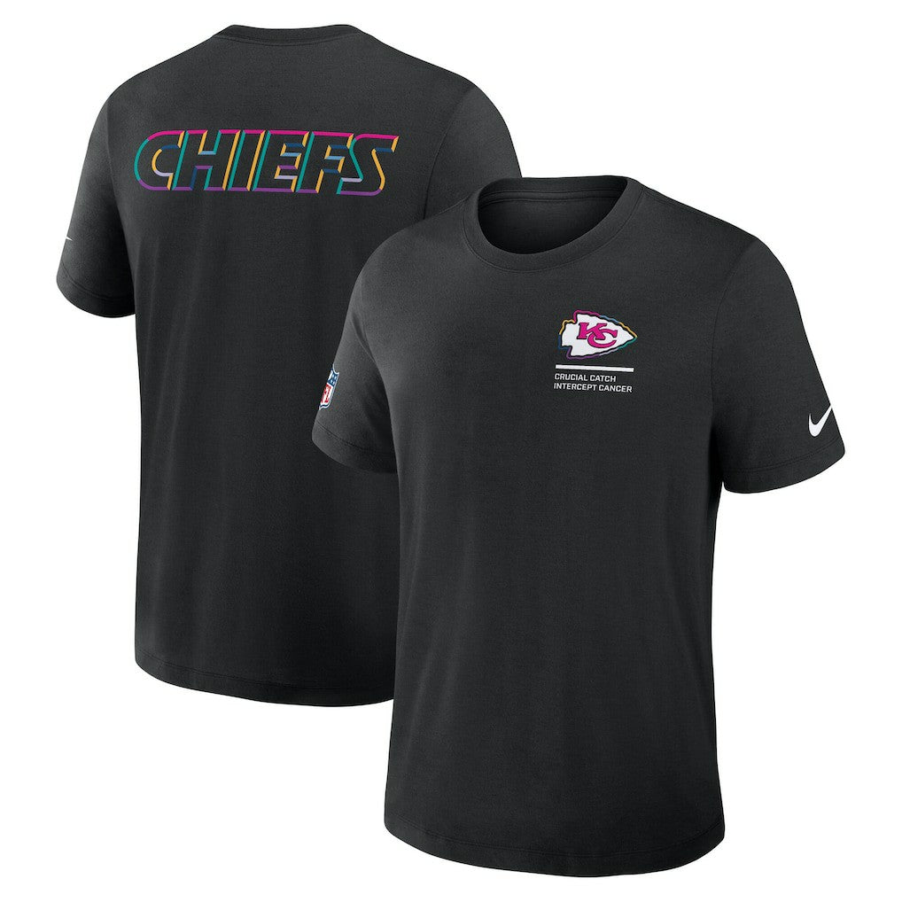 NFL Kansas City Chiefs Tall 2025 NFL Crucial Catch Tri-Blend Dri-FIT T-Shirt