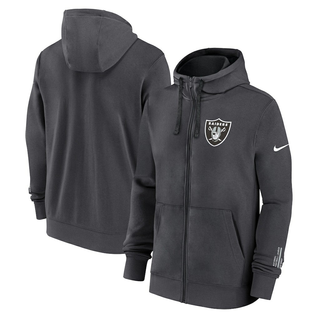 NFL Las Vegas Raiders Primetime Club Full-Zip Hoodie