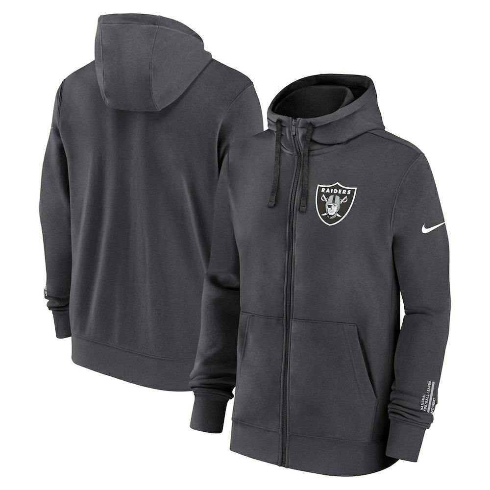 NFL Las Vegas Raiders Primetime Club Full-Zip Hoodie