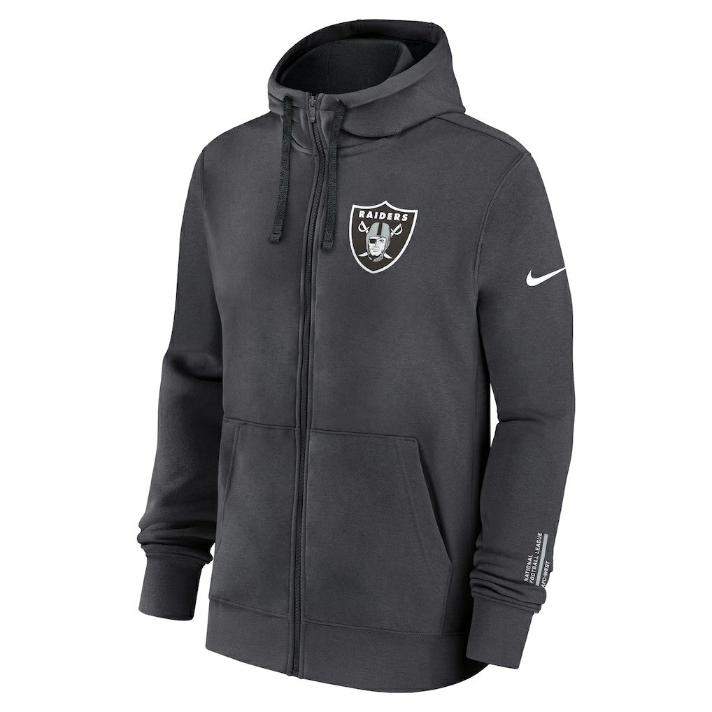 NFL Las Vegas Raiders Primetime Club Full-Zip Hoodie