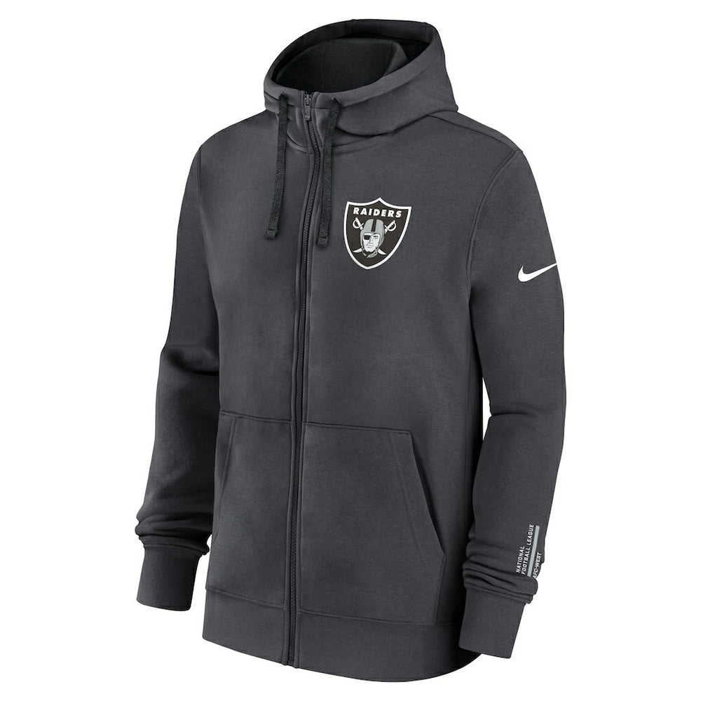 NFL Las Vegas Raiders Primetime Club Full-Zip Hoodie