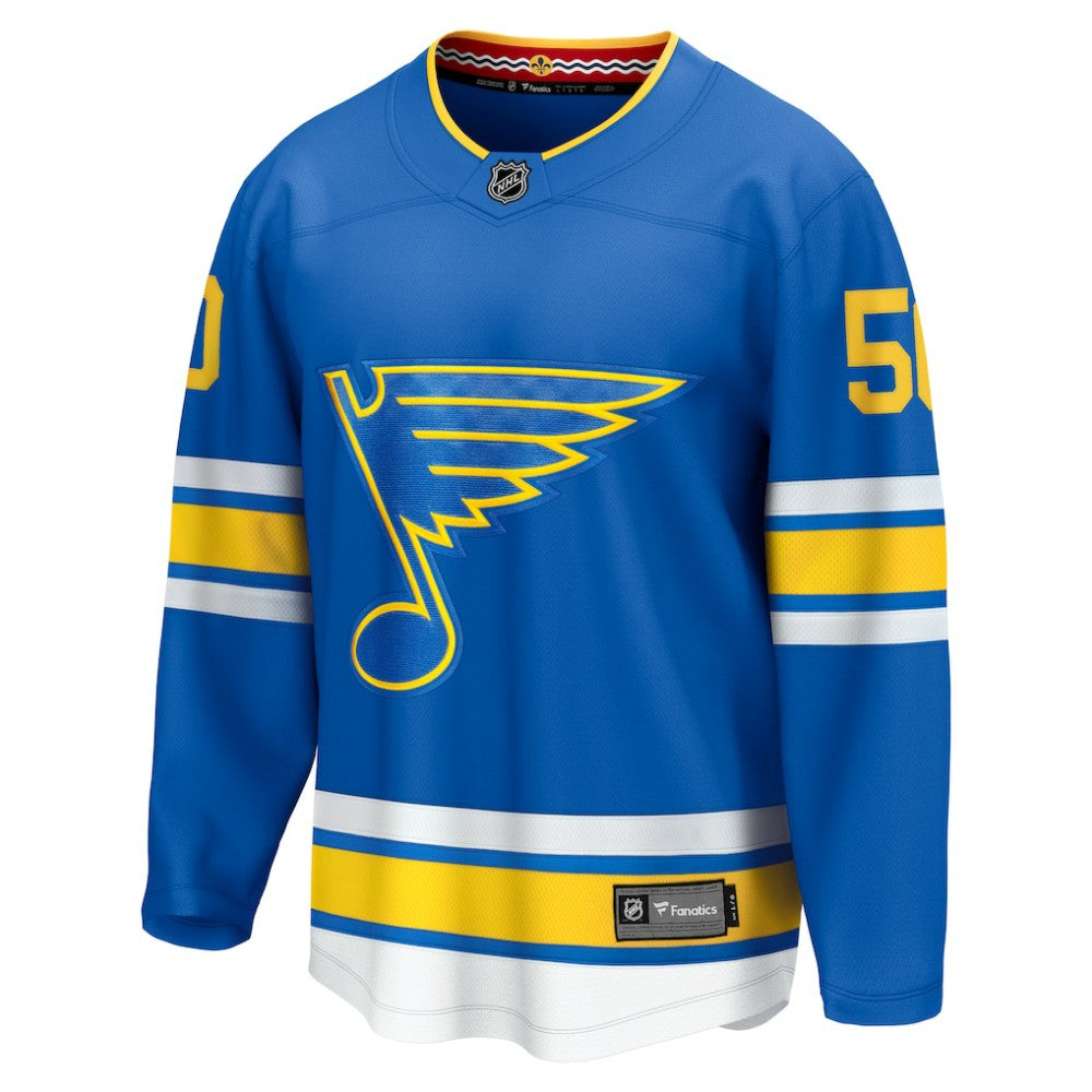 Jordan Binnington St. Louis Blues Fanatics Home Breakaway Player Jersey