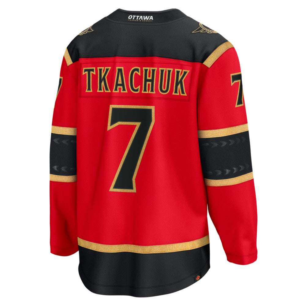 Brady Tkachuk Ottawa Senators Fanatics Alternate Breakaway Jersey